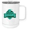 15 oz. White Vacuum Insulated Mug w/Slider Lid Thumbnail