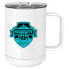 15 oz. White Vacuum Insulated Mug w/Slider Lid Thumbnail