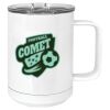 15 oz. White Vacuum Insulated Mug w/Slider Lid Thumbnail