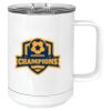 15 oz. White Vacuum Insulated Mug w/Slider Lid Thumbnail
