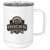 15 oz. White Vacuum Insulated Mug w/Slider Lid Thumbnail