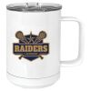 15 oz. White Vacuum Insulated Mug w/Slider Lid Thumbnail