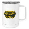 15 oz. White Vacuum Insulated Mug w/Slider Lid Thumbnail