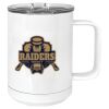 15 oz. White Vacuum Insulated Mug w/Slider Lid Thumbnail