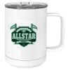 15 oz. White Vacuum Insulated Mug w/Slider Lid Thumbnail