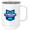 15 oz. White Vacuum Insulated Mug w/Slider Lid Thumbnail
