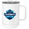 15 oz. White Vacuum Insulated Mug w/Slider Lid Thumbnail