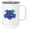 15 oz. White Vacuum Insulated Mug w/Slider Lid Thumbnail