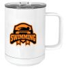 15 oz. White Vacuum Insulated Mug w/Slider Lid Thumbnail