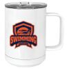 15 oz. White Vacuum Insulated Mug w/Slider Lid Thumbnail