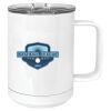 15 oz. White Vacuum Insulated Mug w/Slider Lid Thumbnail