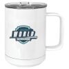 15 oz. White Vacuum Insulated Mug w/Slider Lid Thumbnail