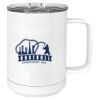 15 oz. White Vacuum Insulated Mug w/Slider Lid Thumbnail