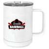 15 oz. White Vacuum Insulated Mug w/Slider Lid Thumbnail
