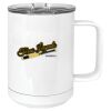 15 oz. White Vacuum Insulated Mug w/Slider Lid Thumbnail