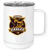 15 oz. White Vacuum Insulated Mug w/Slider Lid Thumbnail