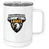 15 oz. White Vacuum Insulated Mug w/Slider Lid Thumbnail