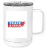 15 oz. White Vacuum Insulated Mug w/Slider Lid Thumbnail