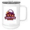 15 oz. White Vacuum Insulated Mug w/Slider Lid Thumbnail