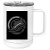 15 oz. White Vacuum Insulated Mug w/Slider Lid Thumbnail