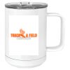15 oz. White Vacuum Insulated Mug w/Slider Lid Thumbnail