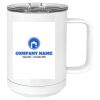 15 oz. White Vacuum Insulated Mug w/Slider Lid Thumbnail