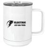 15 oz. White Vacuum Insulated Mug w/Slider Lid Thumbnail