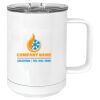 15 oz. White Vacuum Insulated Mug w/Slider Lid Thumbnail