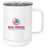 15 oz. White Vacuum Insulated Mug w/Slider Lid Thumbnail