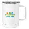 15 oz. White Vacuum Insulated Mug w/Slider Lid Thumbnail