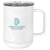 15 oz. White Vacuum Insulated Mug w/Slider Lid Thumbnail
