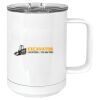 15 oz. White Vacuum Insulated Mug w/Slider Lid Thumbnail