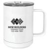 15 oz. White Vacuum Insulated Mug w/Slider Lid Thumbnail