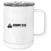 15 oz. White Vacuum Insulated Mug w/Slider Lid Thumbnail
