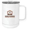 15 oz. White Vacuum Insulated Mug w/Slider Lid Thumbnail