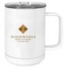 15 oz. White Vacuum Insulated Mug w/Slider Lid Thumbnail
