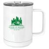 15 oz. White Vacuum Insulated Mug w/Slider Lid Thumbnail