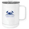 15 oz. White Vacuum Insulated Mug w/Slider Lid Thumbnail