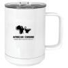 15 oz. White Vacuum Insulated Mug w/Slider Lid Thumbnail