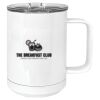 15 oz. White Vacuum Insulated Mug w/Slider Lid Thumbnail