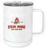 15 oz. White Vacuum Insulated Mug w/Slider Lid Thumbnail