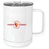 15 oz. White Vacuum Insulated Mug w/Slider Lid Thumbnail