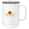 15 oz. White Vacuum Insulated Mug w/Slider Lid Thumbnail