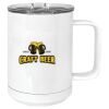 15 oz. White Vacuum Insulated Mug w/Slider Lid Thumbnail