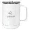 15 oz. White Vacuum Insulated Mug w/Slider Lid Thumbnail