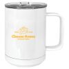 15 oz. White Vacuum Insulated Mug w/Slider Lid Thumbnail