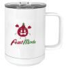 15 oz. White Vacuum Insulated Mug w/Slider Lid Thumbnail