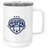 15 oz. White Vacuum Insulated Mug w/Slider Lid Thumbnail