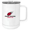 15 oz. White Vacuum Insulated Mug w/Slider Lid Thumbnail