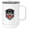 15 oz. White Vacuum Insulated Mug w/Slider Lid Thumbnail